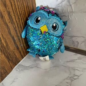 Sparkly Blue Owl Plush